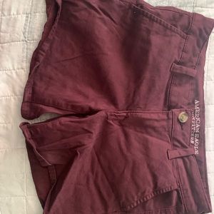 American Eagle Maroon Shorts